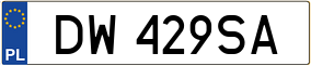 Truck License Plate